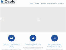 Tablet Screenshot of indeplo.com